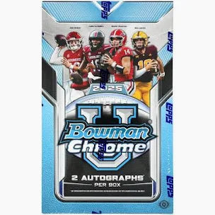 2025 Bowman University Chrome Football Hobby Box