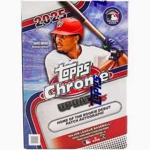 2025 Topps Chrome Baseball Update Series Blaster Box