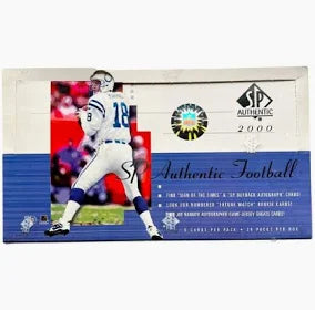 2000 Upper Deck SP Authentic Football Hobby Box