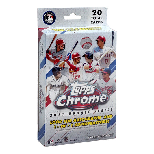 Topps 2021 Chrome Update MLB Baseball Hanger Box