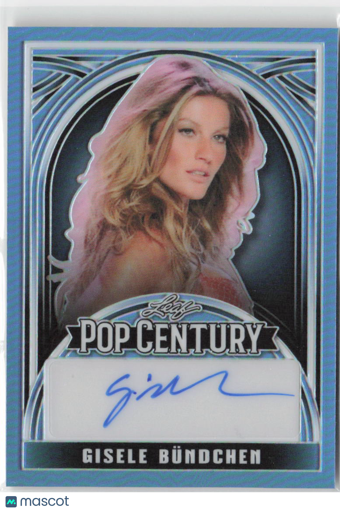 2024 Leaf Pop Century Gisele Bündchen Autographed 1/1 Blue