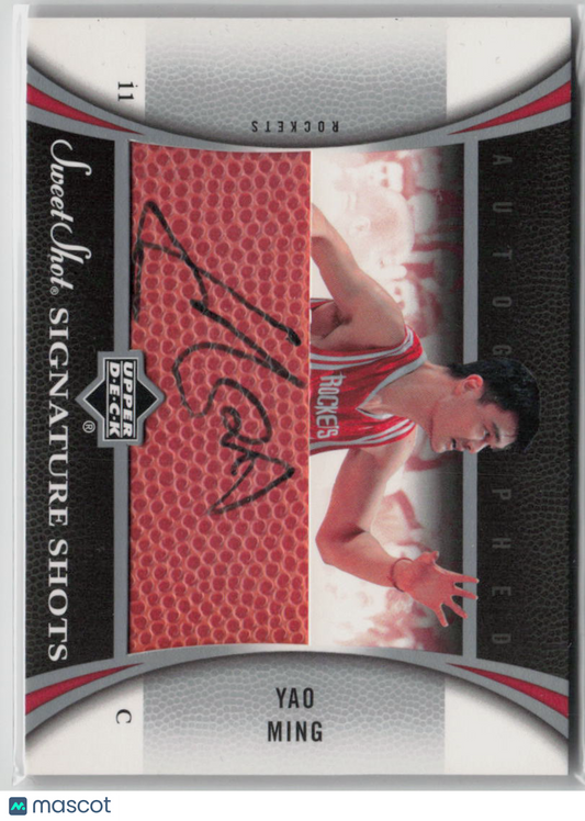 2006-07 Upper Deck Sweet Shot Signature Shots Yao Ming Autograph #SSL-YM