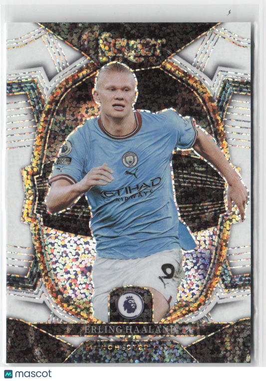 2022 Panini Select Erling Haaland White Sparkle SSP #61