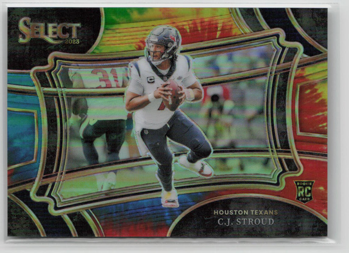 2023 Panini Select C.J. Stroud 13/25 Tie-Dye Field Level Rookie #338