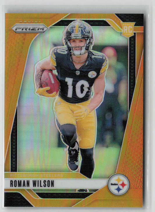 2024 Panini Prizm Roman Wilson 05/10 Rookie Gold Prizm #384