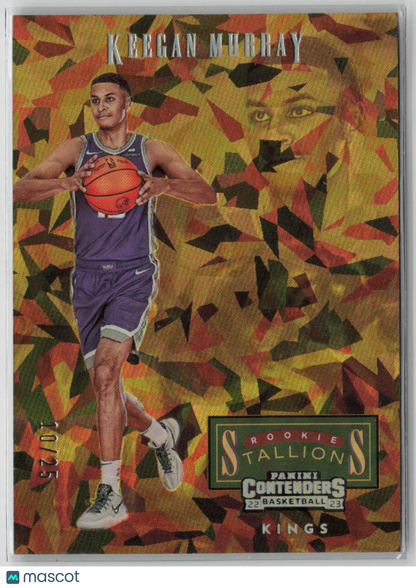 2022 Panini Contenders Keegan Murray Cracked Ice Stallions 10/25 #5