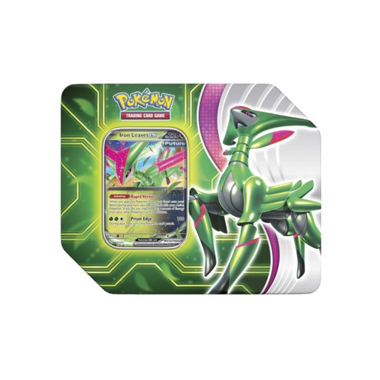 Pokemon Iron Leaves ex Tin