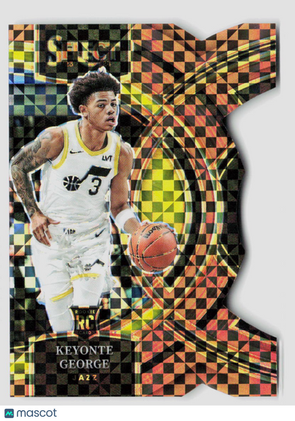 2023-24 Panini Select Keyonte George Copper Die-Cut Rookie 33/49 #109