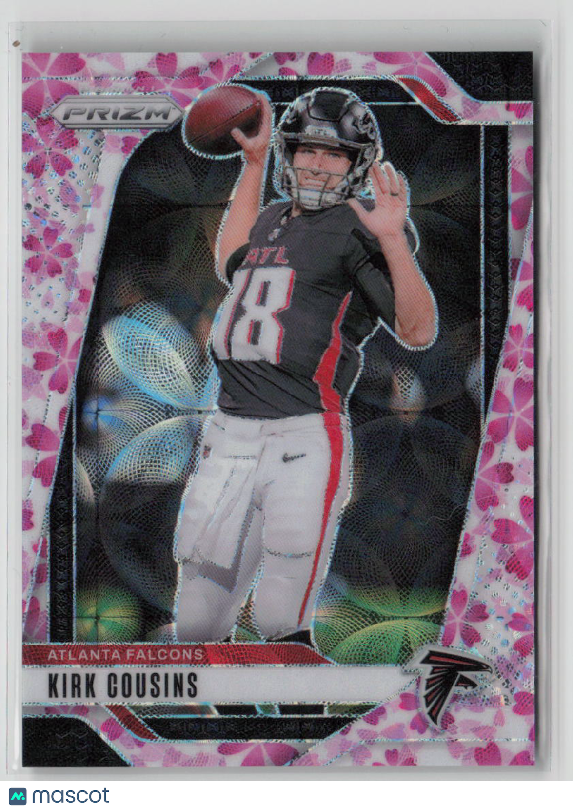 2024 Panini Prizm Football Kirk Cousins 03/15 Cherry Blossom #10