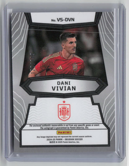 2022-23 Panini Obsidian Volcanic Dani Vivian Autograph Patch 120/149 #VS-DVN