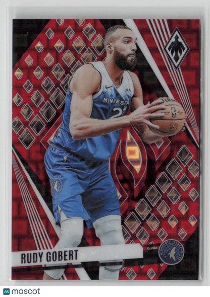 2023-24 Panini Phoenix Rudy Gobert Red Pandora FOTL 01/11 #86