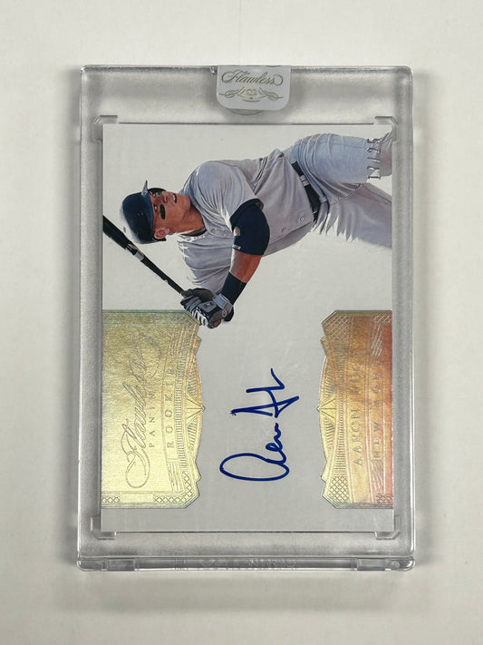 2017 Panini Flawless Aaron Judge 17/25 Rookie Silver Auto #RS-AJ