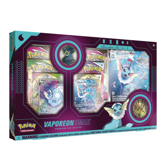 Vaporeon VMAX Premium Collection Box - Pokemon