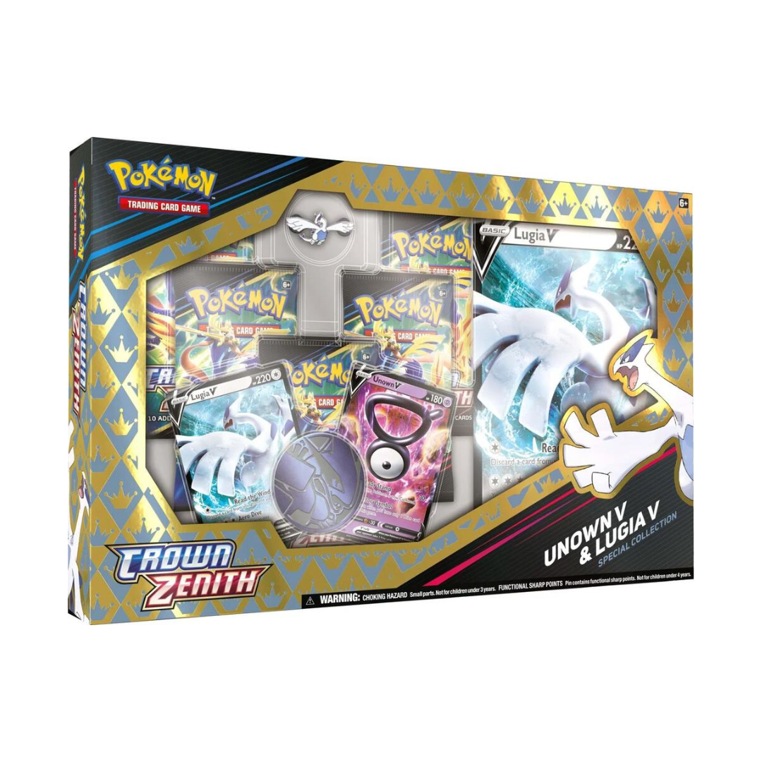 Crown Zenith Unown V & Lugia V Special Collection Box
