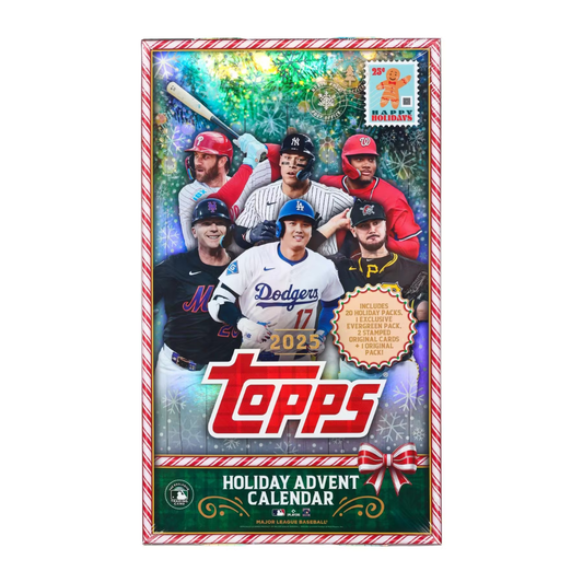 2025 Topps Holiday Baseball Advent Calendar Box
