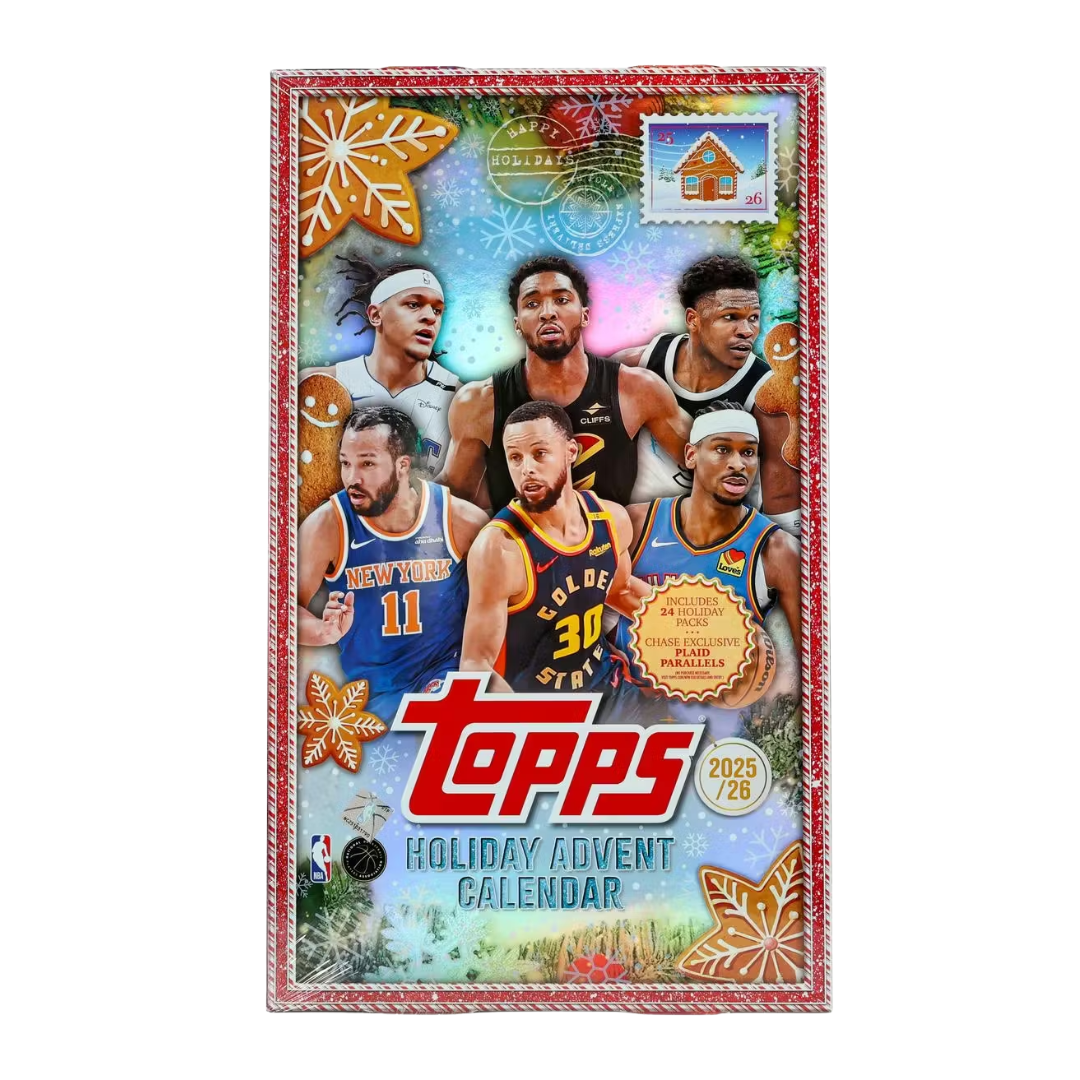 2025/26 Topps Holiday Basketball Countdown Calendar Box