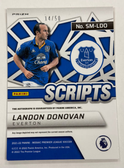 2022 Panini Mosaic Premier League Soccer Landon Donovan #14/50 #SM-LDO