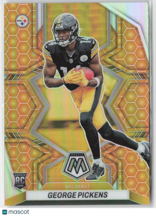 2022 Panini Mosaic George Pickens Honeycomb Debut Mosaic #282