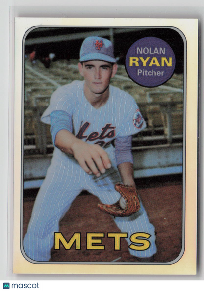 1998 Topps Finest Nolan Ryan "1968" Reprint Refractor #533