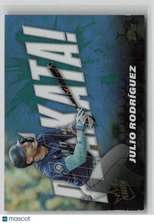 2025 Topps Julio Rodriguez Plakata! #PLAK-9