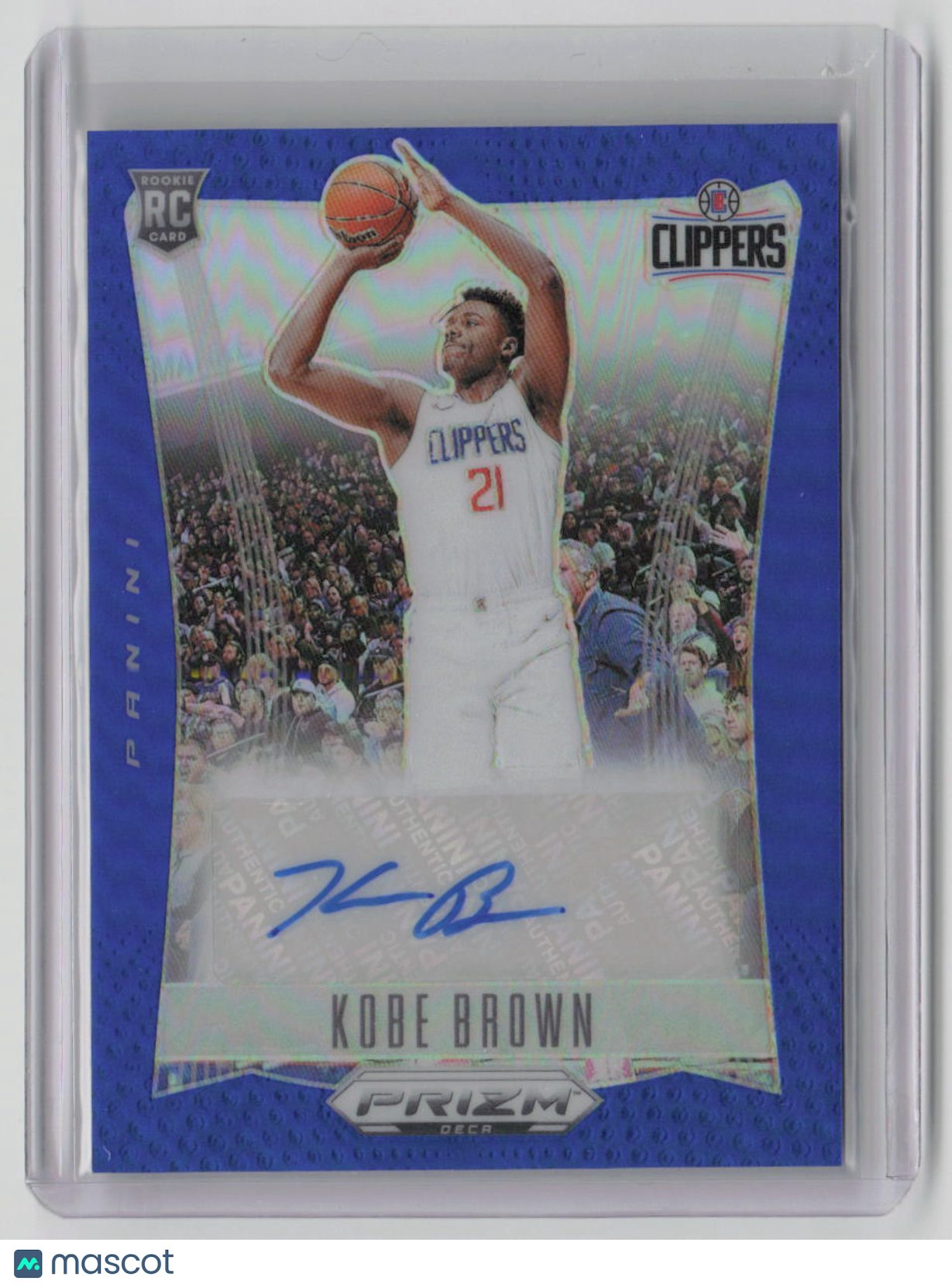 2023-24 Panini Prizm Kobe Brown Autograph Blue RC #DS-KBR
