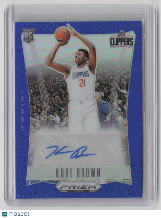 2023-24 Panini Prizm Kobe Brown Autograph Blue RC #DS-KBR