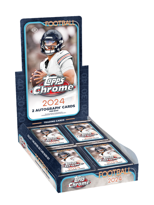 2024 Topps Chrome Football Hobby Box