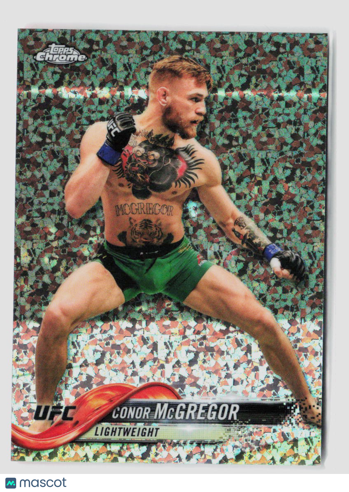 2018 Topps Chrome Conor McGregor Mini Diamond SP #100