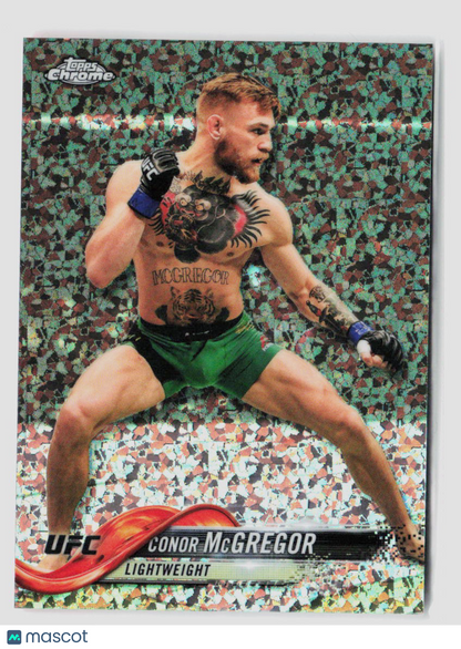 2018 Topps Chrome Conor McGregor Mini Diamond SP #100