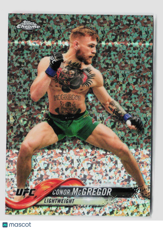 2018 Topps Chrome Conor McGregor Mini Diamond SP #100