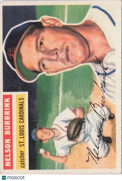 1956 Topps #27a Nelson Burbrink Gray Back