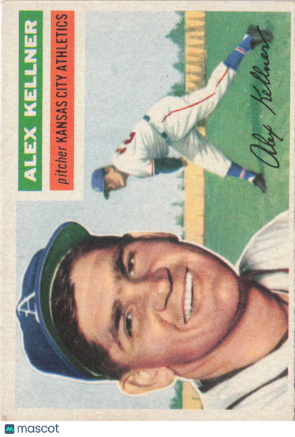 1956 Topps #176b Alex Kellner Gray Back