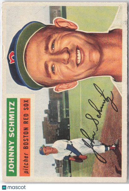 1956 Topps #298 Johnny Schmitz