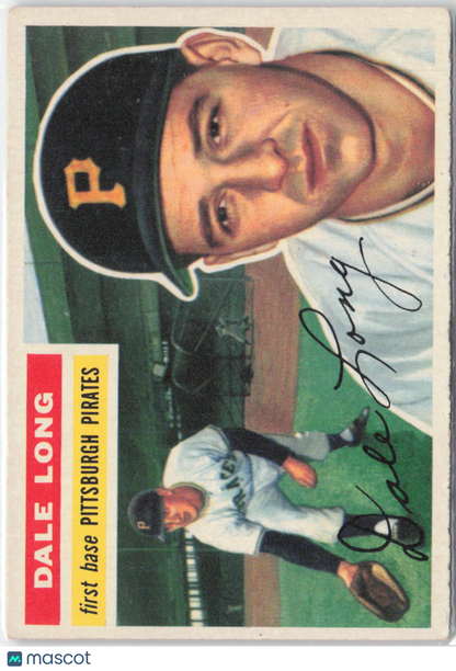 1956 Topps #56b Dale Long Gray Back