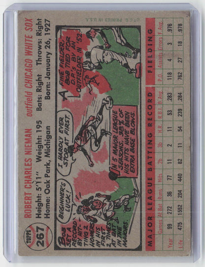 1956 Topps #267 Bob Nieman