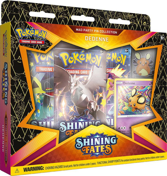 Shining Fates Mad Party Pin Collection - Dedenne