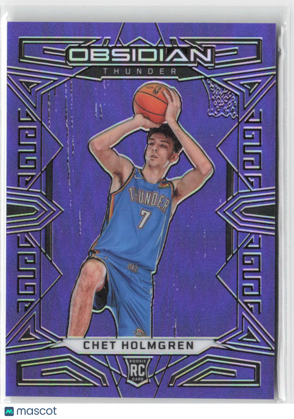 2022-23 Panini Obsidian Chet Holmgren Purple #/49 RC #157