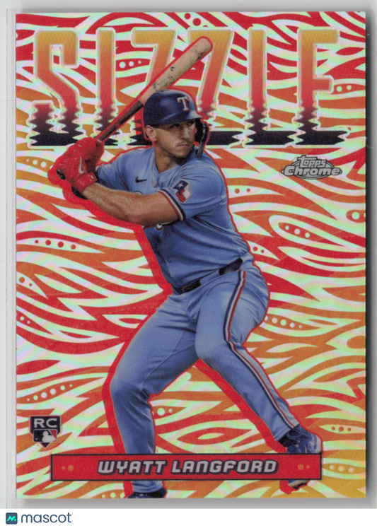 2024 Topps Chrome Wyatt Langford Sizzle Rookie #SIZ-7