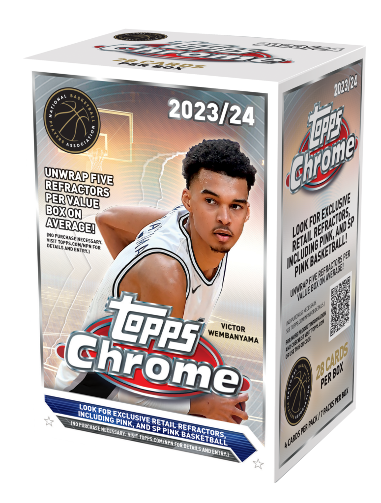 2023-24 Topps Chrome Basketball Blaster Box