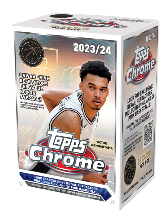 2023-24 Topps Chrome Basketball Blaster Box