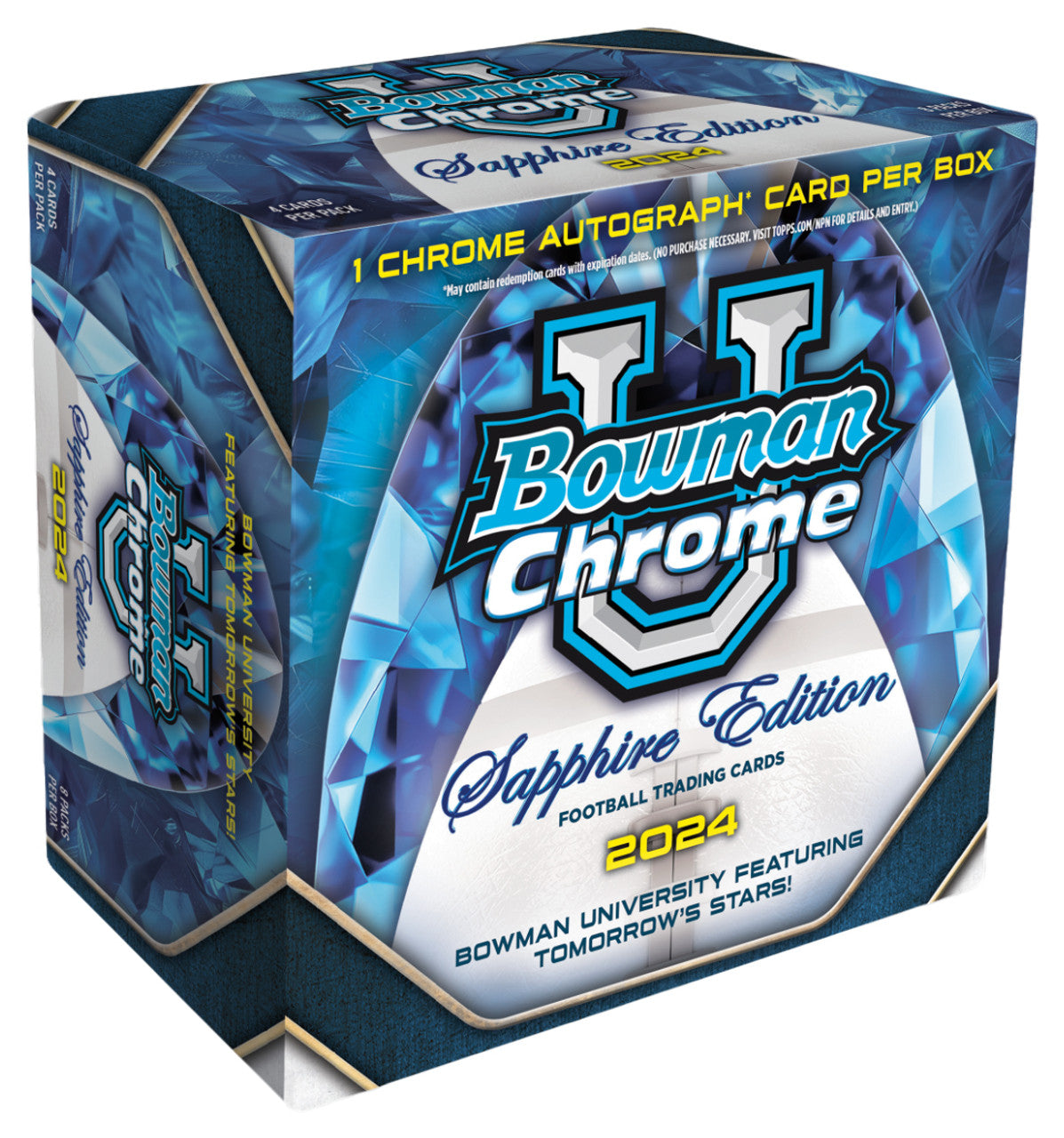 2024 Bowman U Chrome Sapphire Football Hobby Box