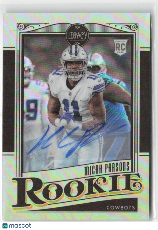 2021 Panini Chronicles Micah Parsons Rookie #18/99 Auto #No. 210