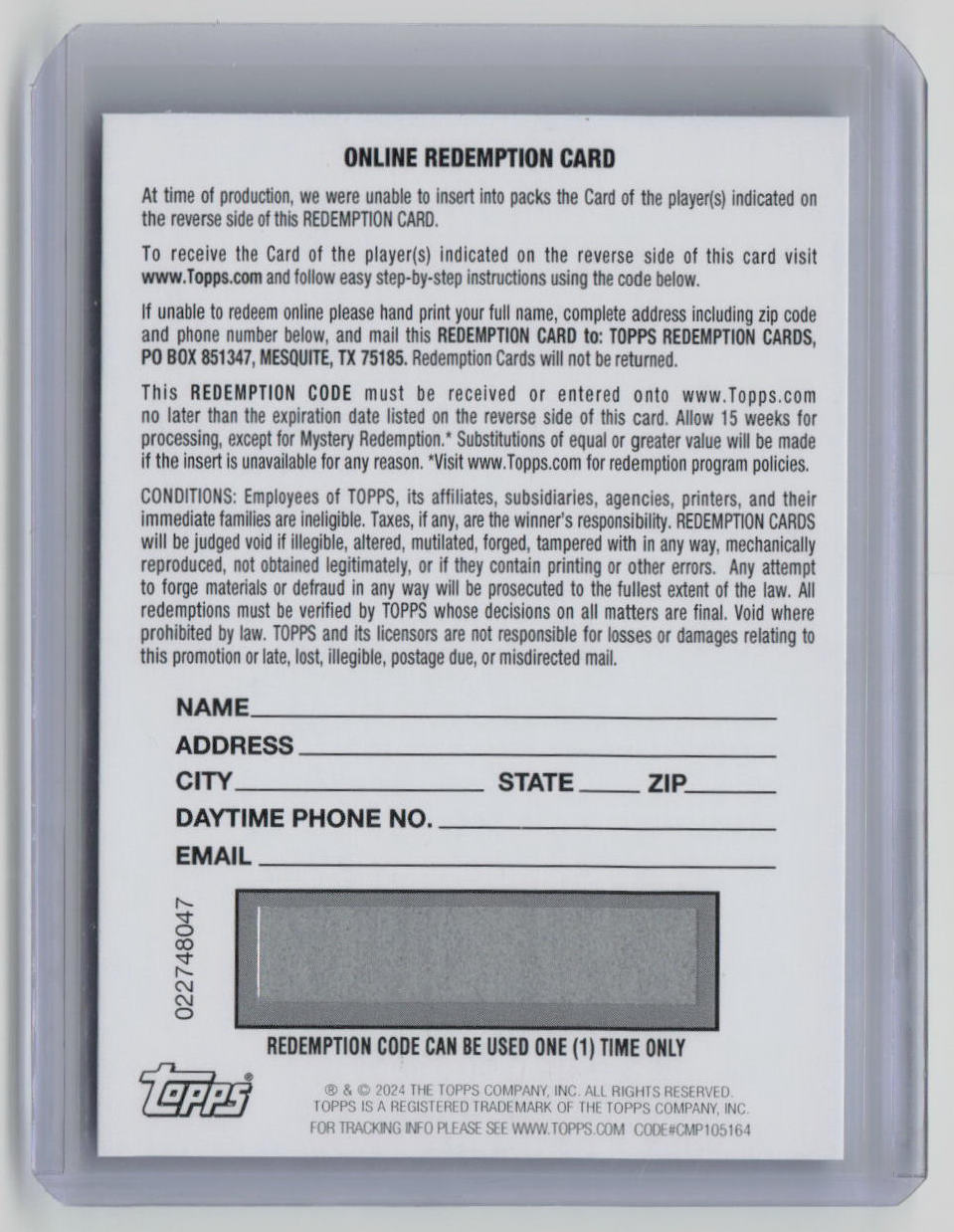 2024 Topps Chrome Updates Lawrence Butler Autograph Aqua/Blue Redemption #RA-LBU