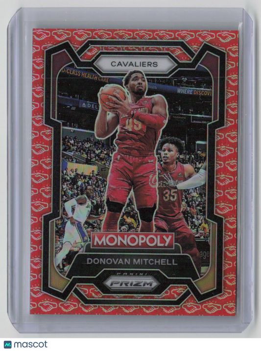2023-24 Panini Prizm Monopoly Donovan Mitchell Hand Shake Deal #19