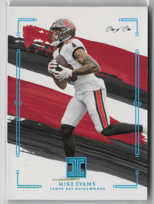 2021 Panini Impeccable Mike Evans 1/1 Platinum #93