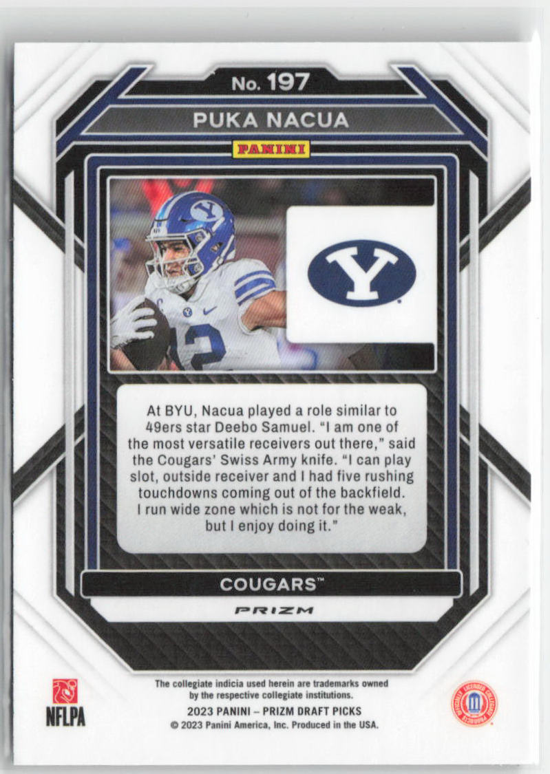 2022 Panini Prizm Draft Puka Nacua Rookie RC SSP Snakeskin #54