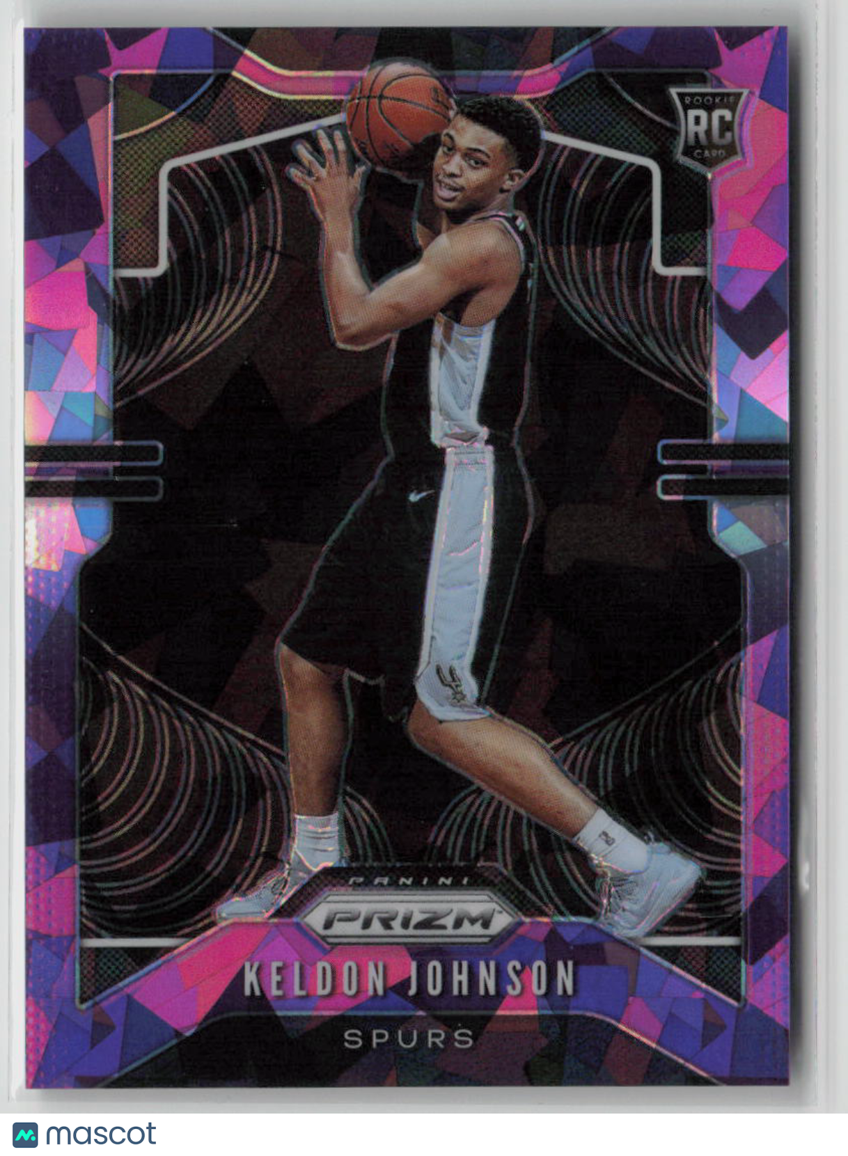 2019-20 Panini Prizm Keldon Johnson Purple Ice Rookie 097/149 #273