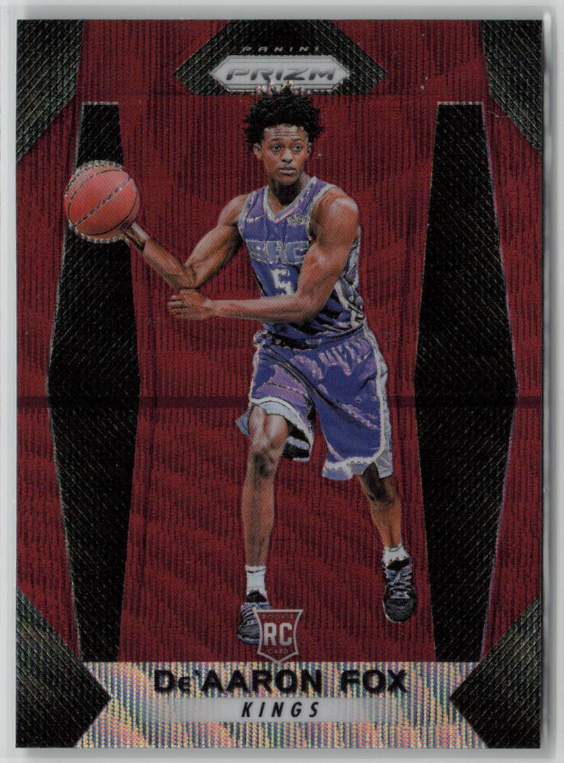 2017 Panini Prizm De'Aaron Fox Rookie Ruby Wave #24