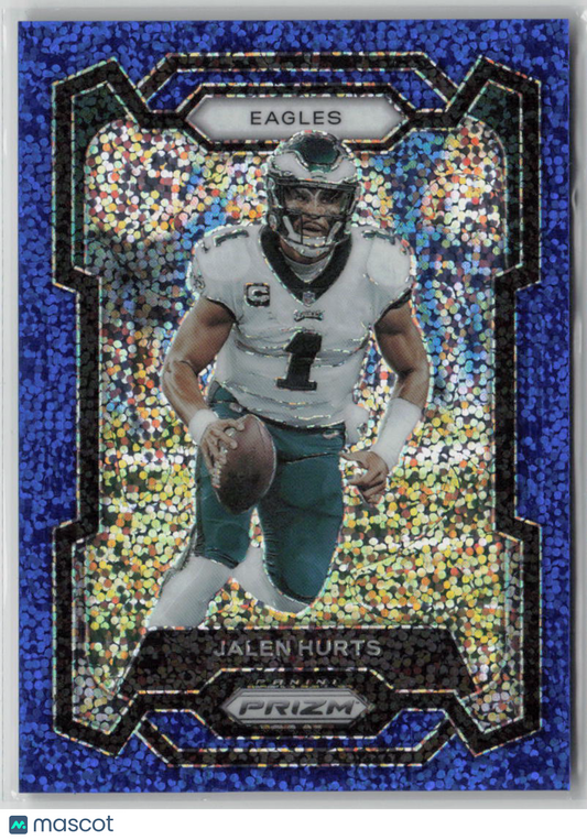 2023 Panini Prizm Jalen Hurts Blue Sparkle 75/96 #244