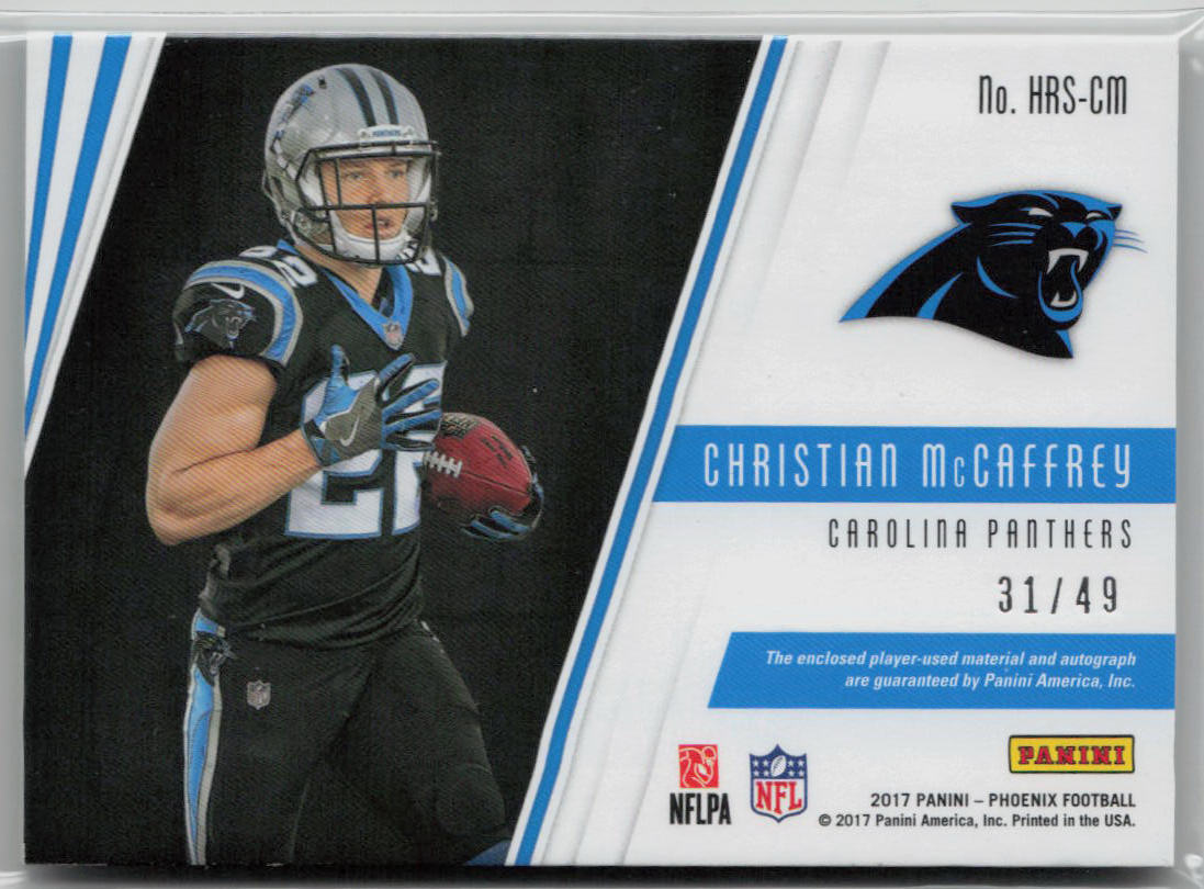 Christian McCaffrey Auto Patch /49 hotsell